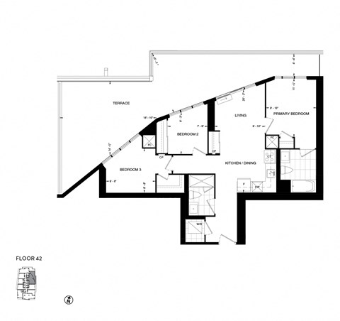 a floor plan of a home showing the floor plans of the house
